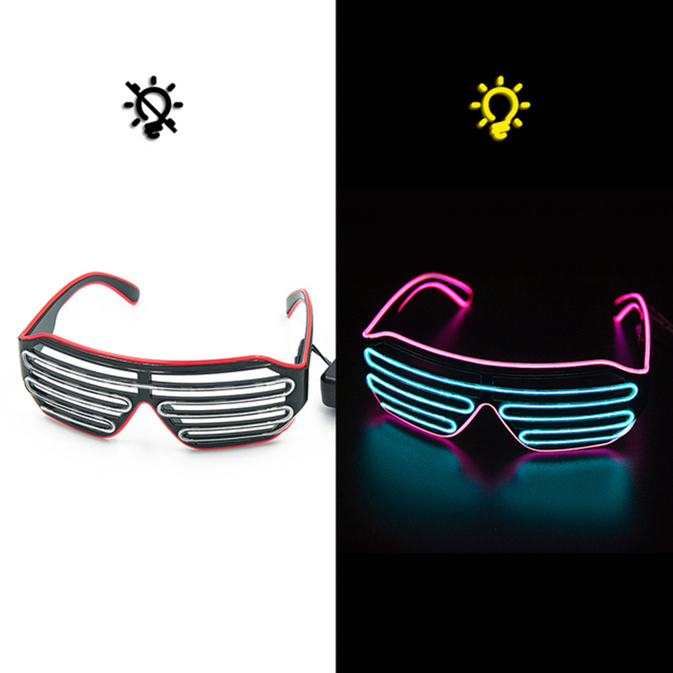 Gafas neon festivales