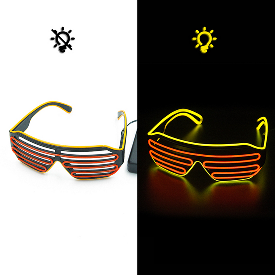 Gafas neon festivales