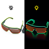 Gafas neon festivales