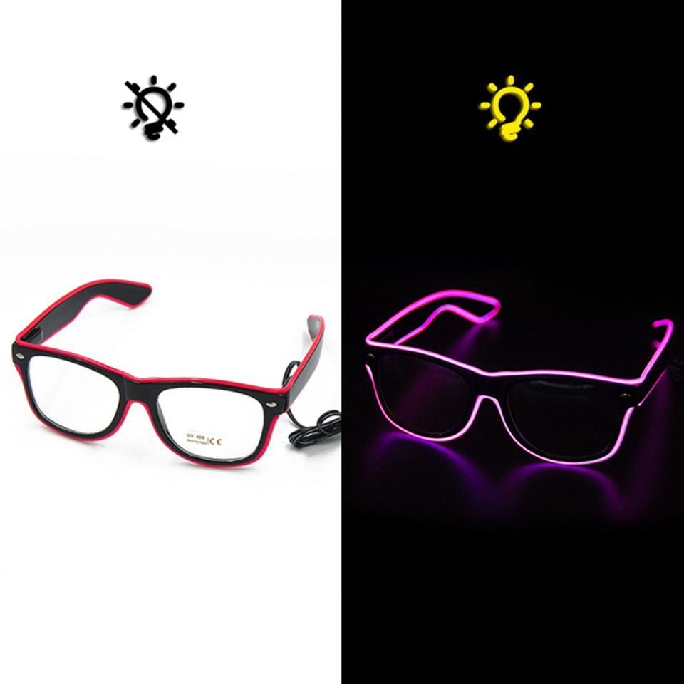 Gafas led para festivales